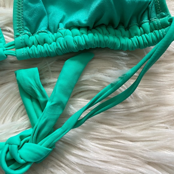 *HP!* bright green triangle bikini top - Picture 6 of 7